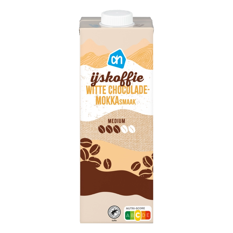 AH IJskoffie witte chocolade mokka smaak