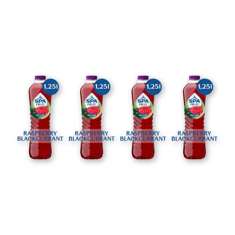 Spa Fruit raspberry blackcurrant 4-pack