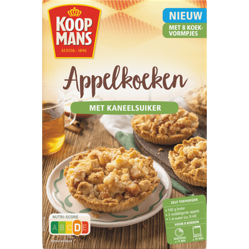Koopmans Appelkoeken Met Kaneelsuiker 375 g