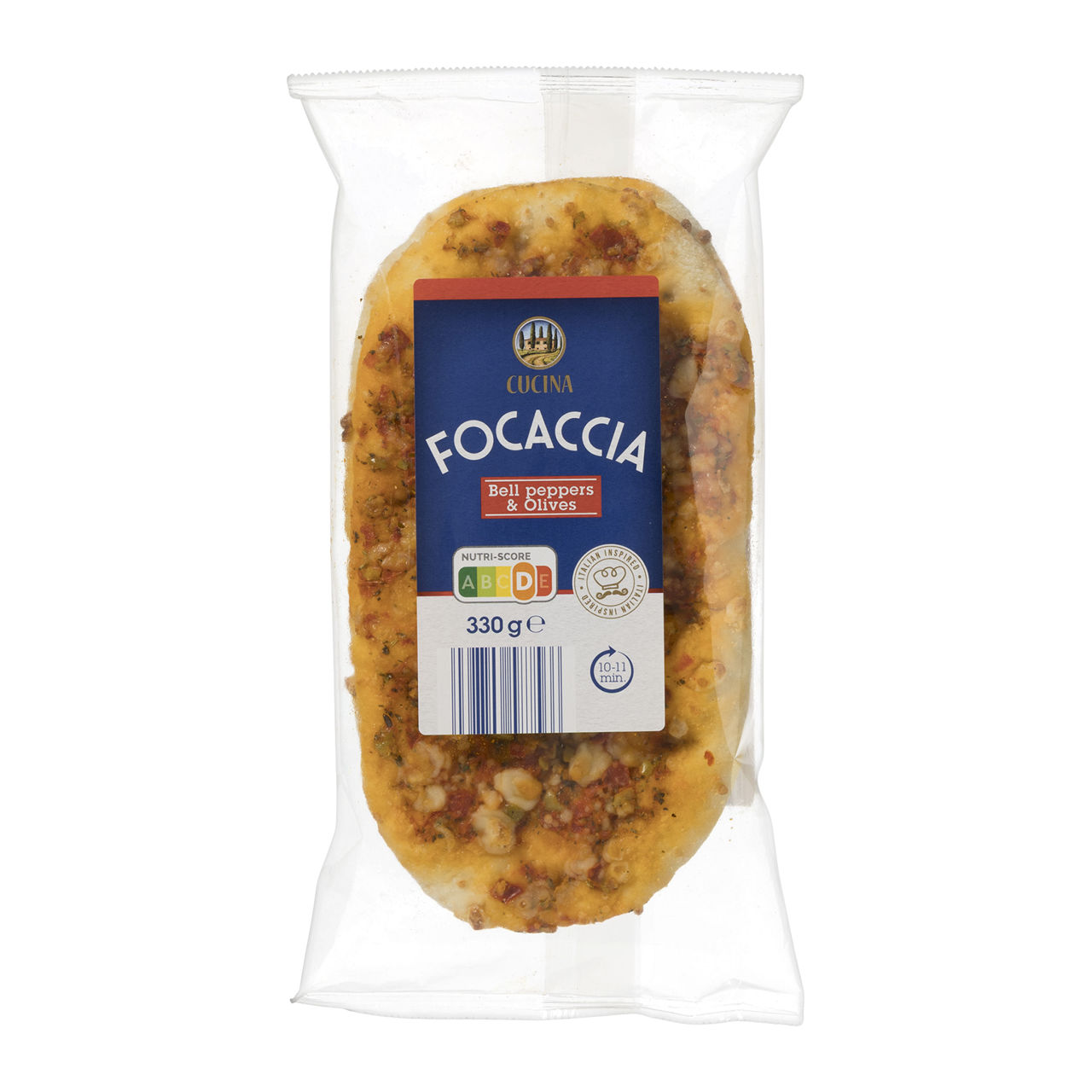Foccacia paprika-olijf