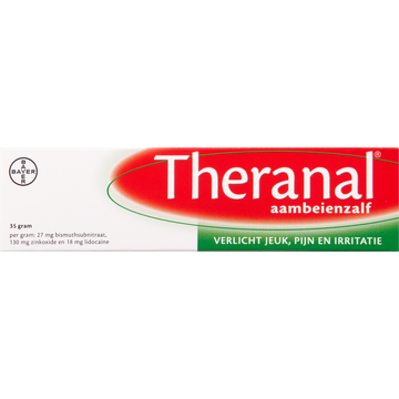 Theranal Aambeienzalf, verlicht pijn, jeuk en irritatie bij aambeien, 35 gram