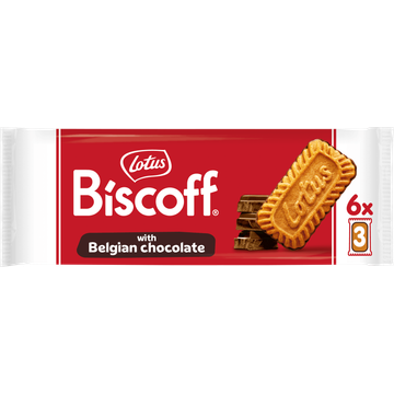 Lotus Biscoff Speculoos Chocolade 3p x6