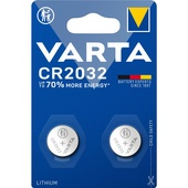 Varta knoopcel lithium CR2032 2 stuks