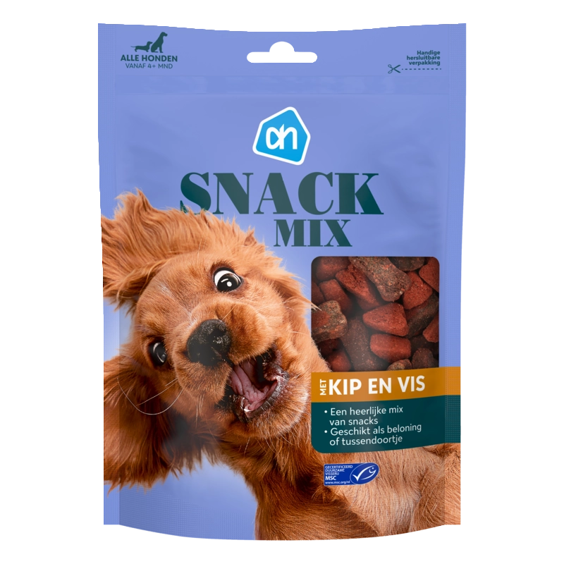 AH Snackmix met kip en vis