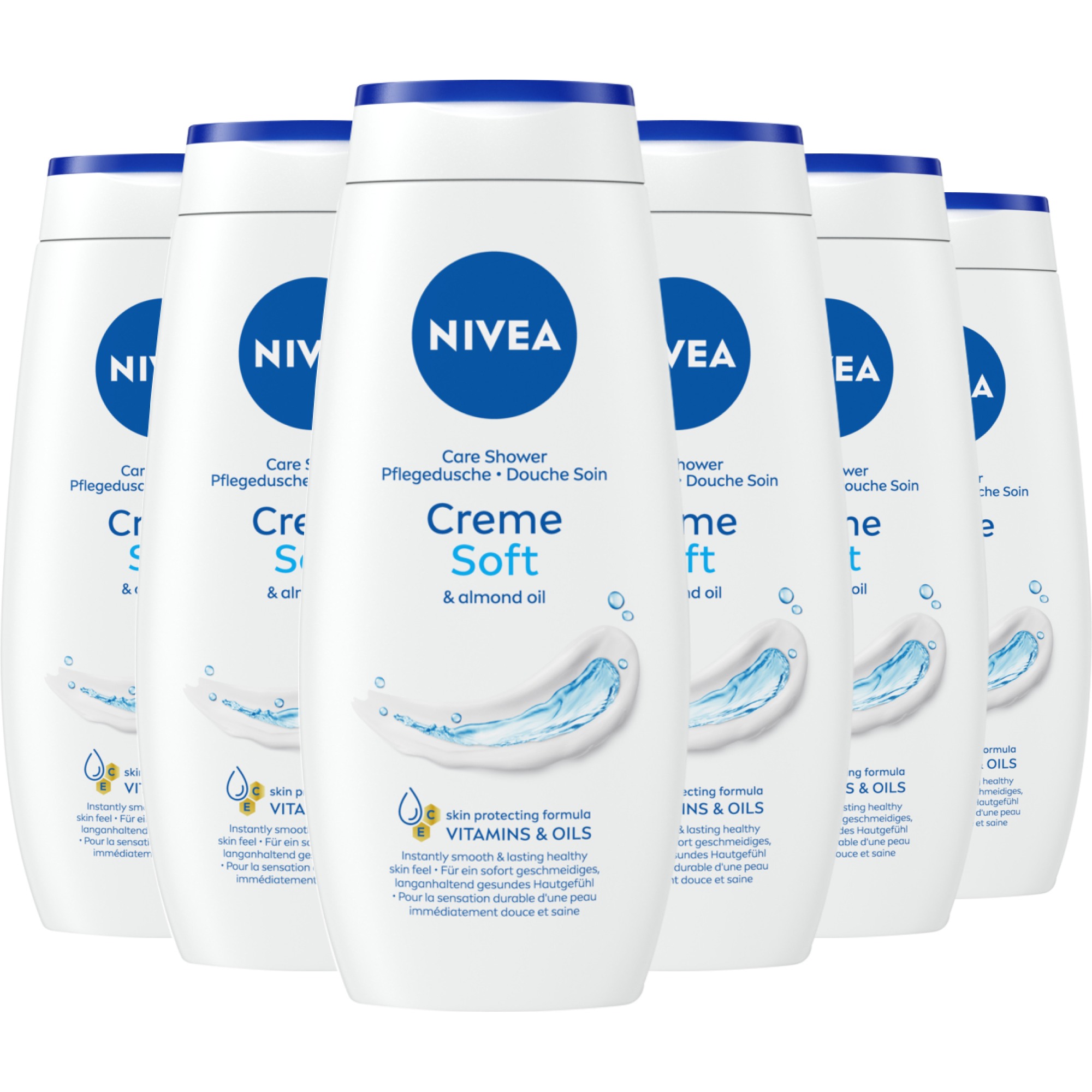NIVEA Crème Soft Douchecrème 250 ML Multipack 6 stuks