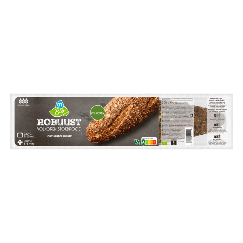 AH Biologisch Robuust volkoren stokbrood