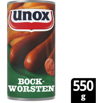 Unox Worst Bockworsten 550 g
