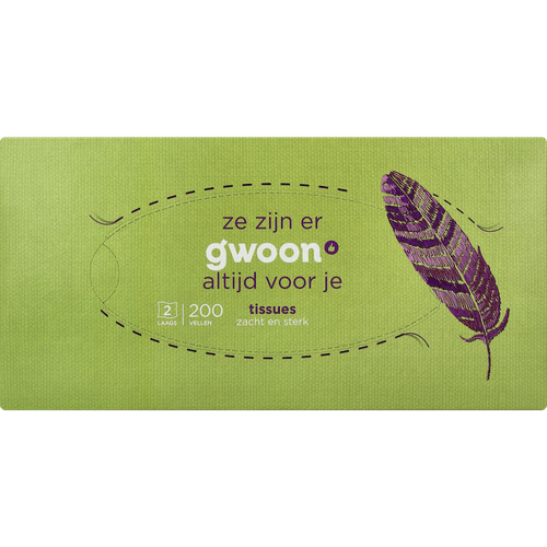 G'woon Tissuebox 2-laags
