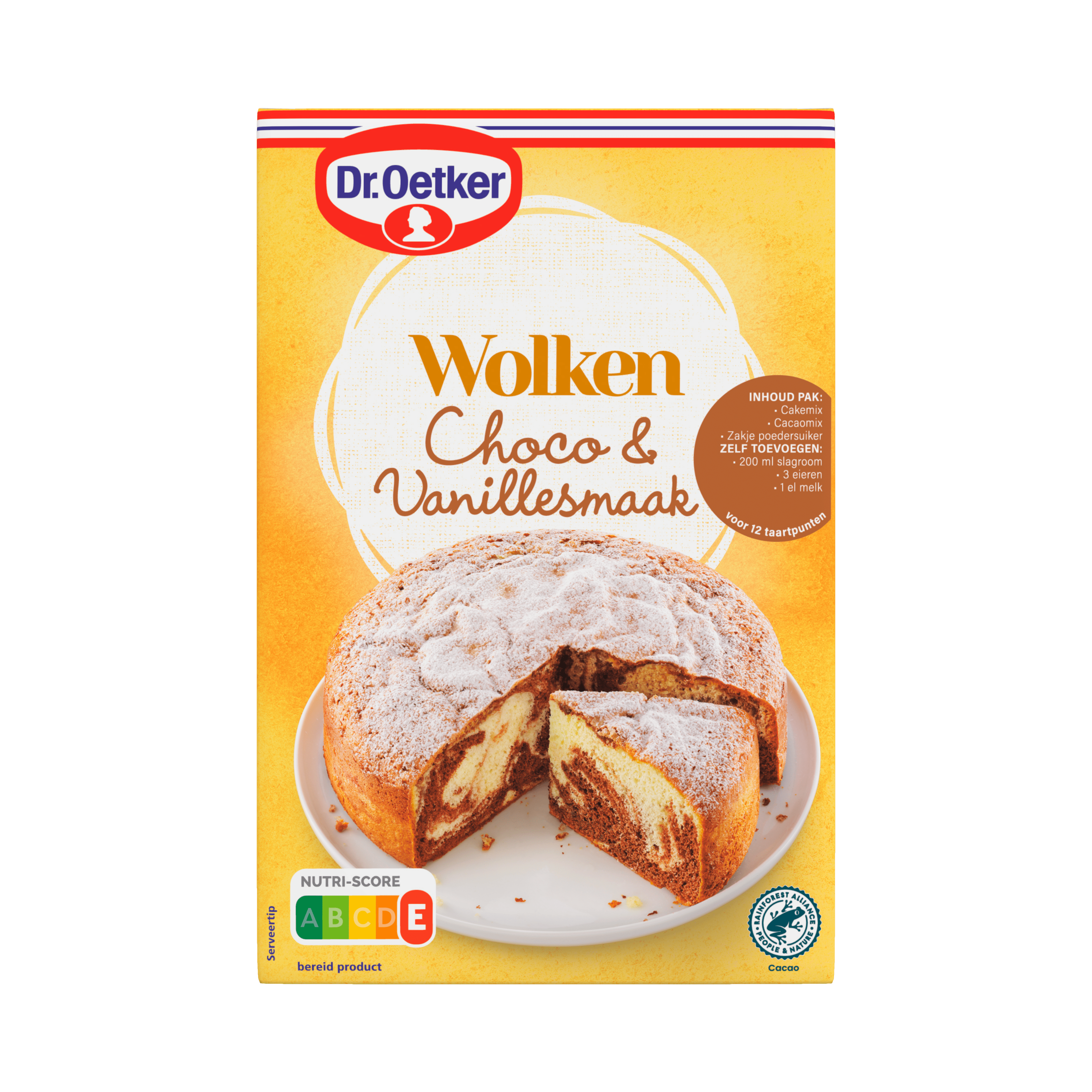 Dr. Oetker Wolken cake vanille choco