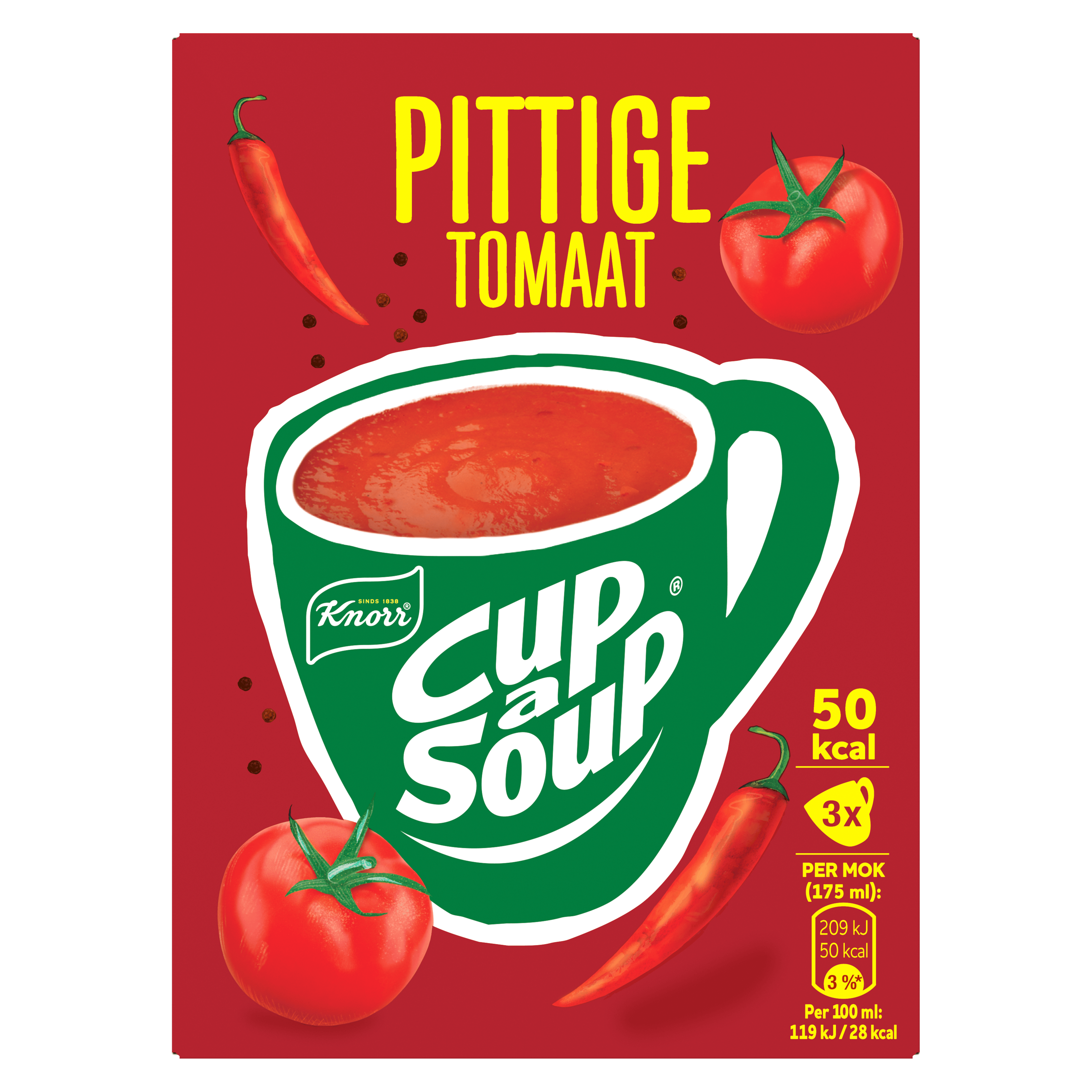 Knorr Cup-a-Soup Pittige Tomaat