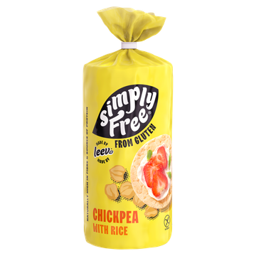 Simply Free by Leev - Kikkererwten wafels met Rijst 100g