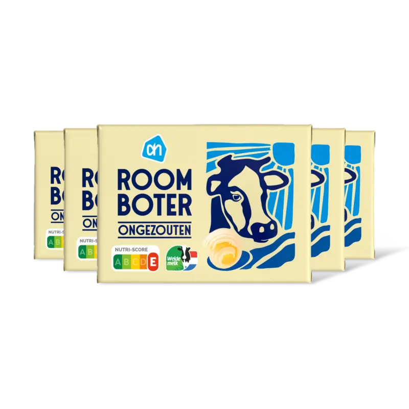 AH Roomboter ongezouten 5pack
