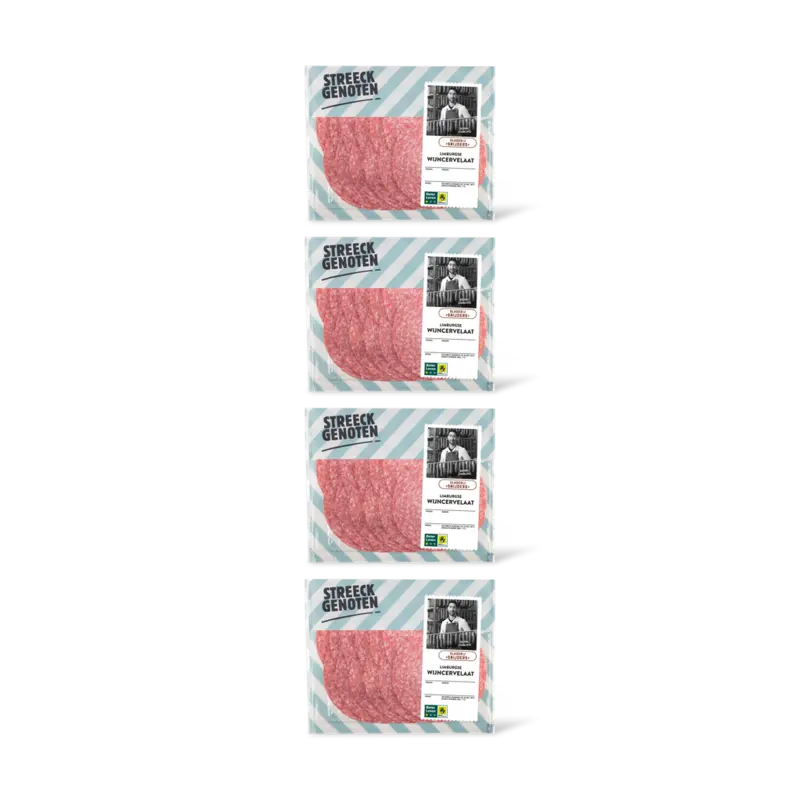 Streeckgenoten Limburgs wijncervelaat 4-pack