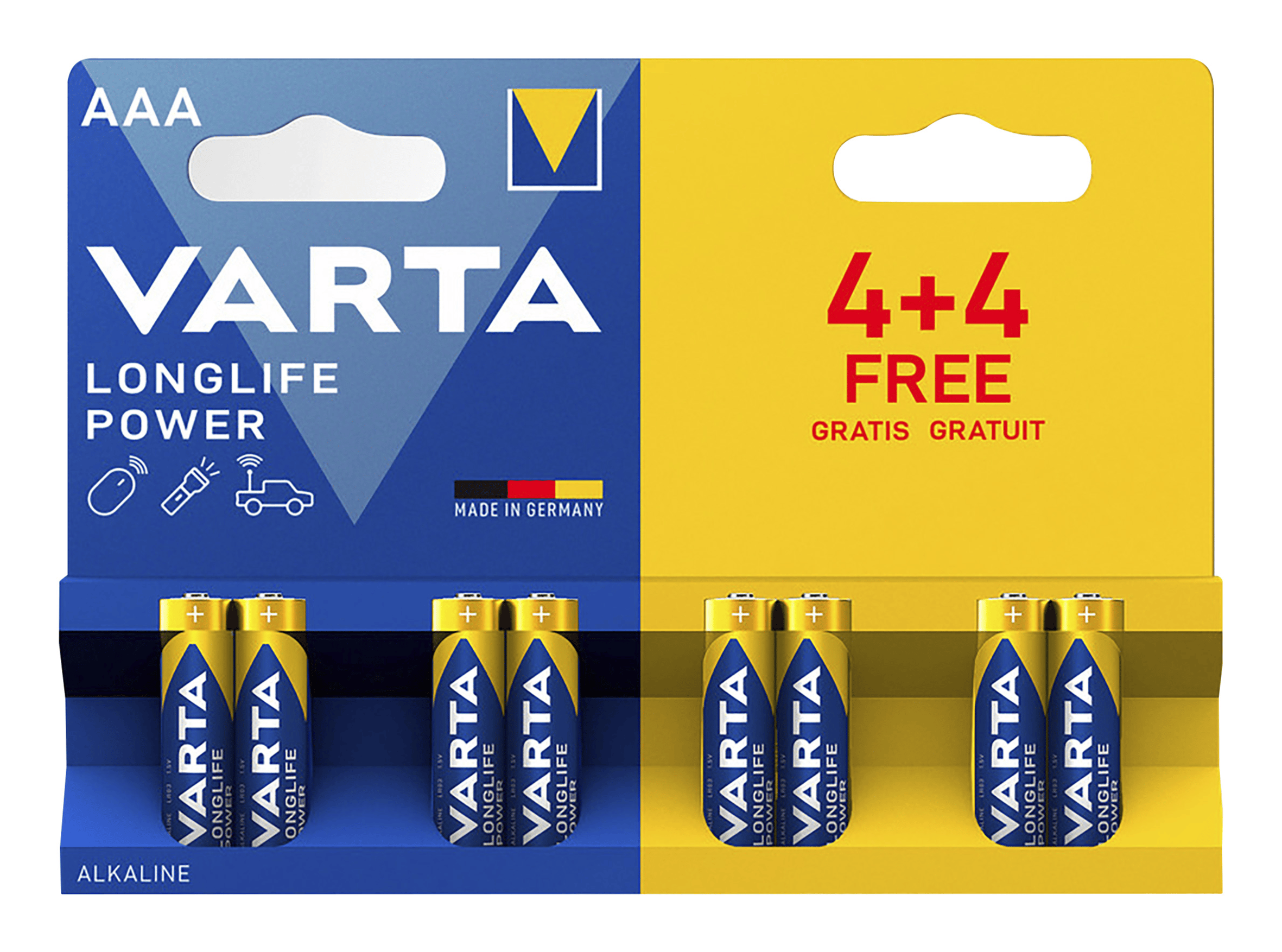 Varta Longlife Power AAA Blister 8