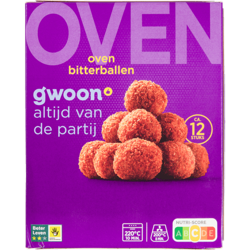 G'woon Oven bitterballen 12 stuks