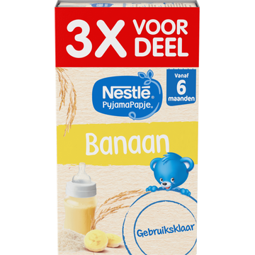 Nestlé PyjamaPapje® Banaan 6+ maanden 3 x 250 ML