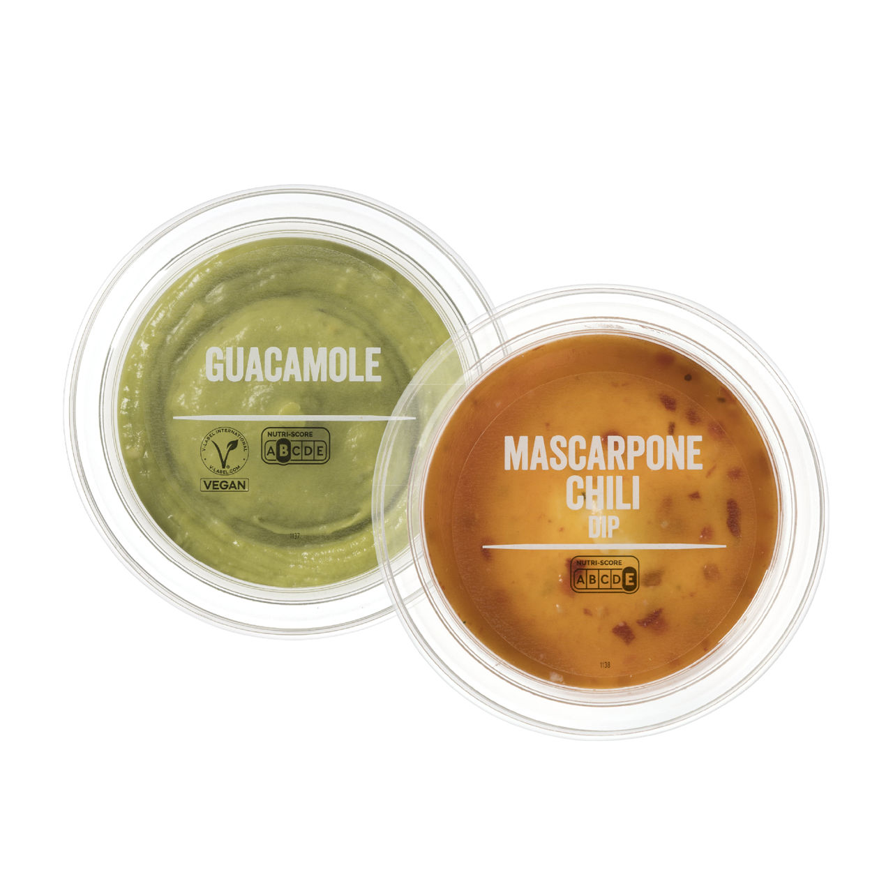Guacamole of mascarpone-chilidip