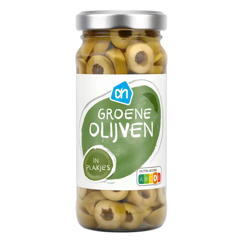 AH Groene olijven in plakjes