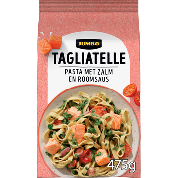 Jumbo Tagliatelle Pasta met Zalm en Roomsaus 475 g