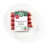 Spar tapas carpacciorolletjes met pestoroomkaas