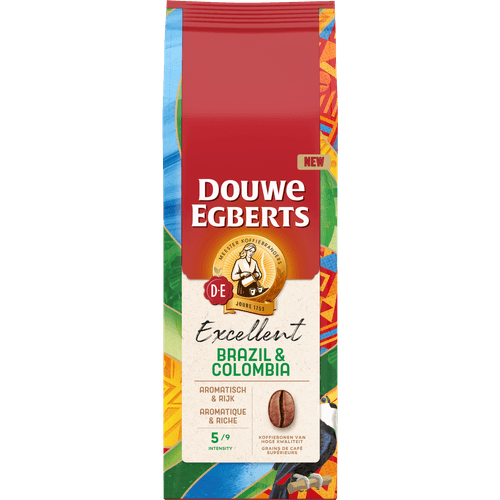 Douwe Egberts Koffiebonen excellent brazilie & colombia
