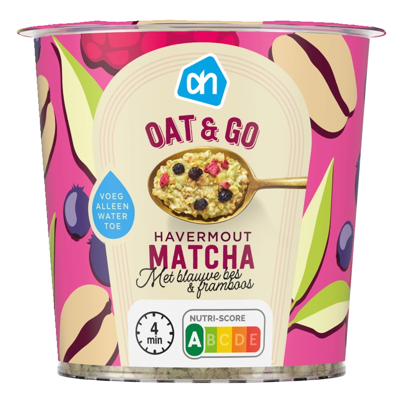 AH Oat & go matcha havermout