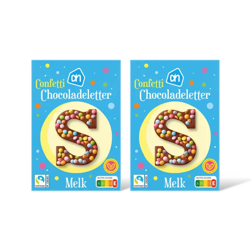 AH Letter confetti 2-pack