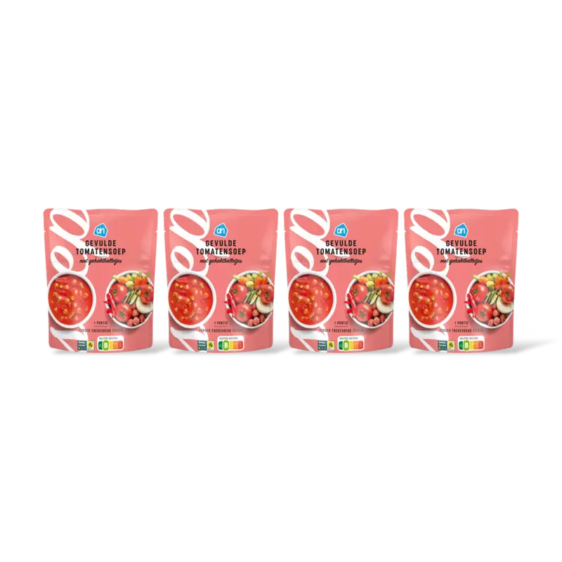 AH Gevulde tomatensoep gehaktballetjes 4pk
