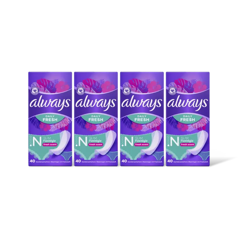 Always Daily frsh slm flexistyle inlegkruis 4pk