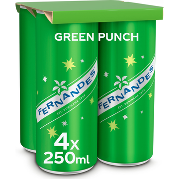 Fernandes Green Punch 4 x 250ml