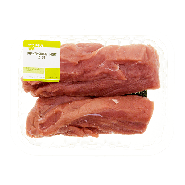 PLUS Varkenshaas kort 2 stuks