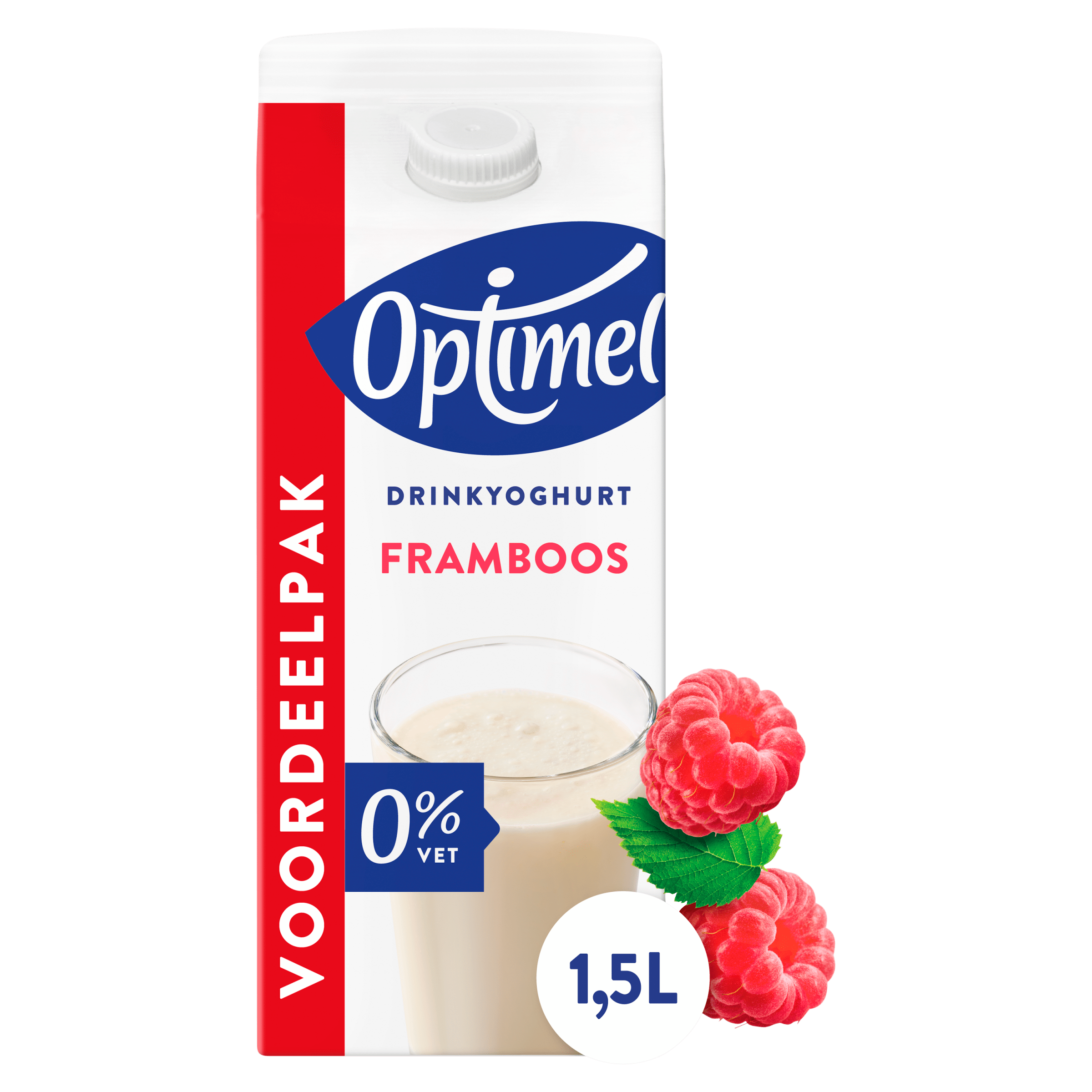 Optimel Drink framboos 0% vet