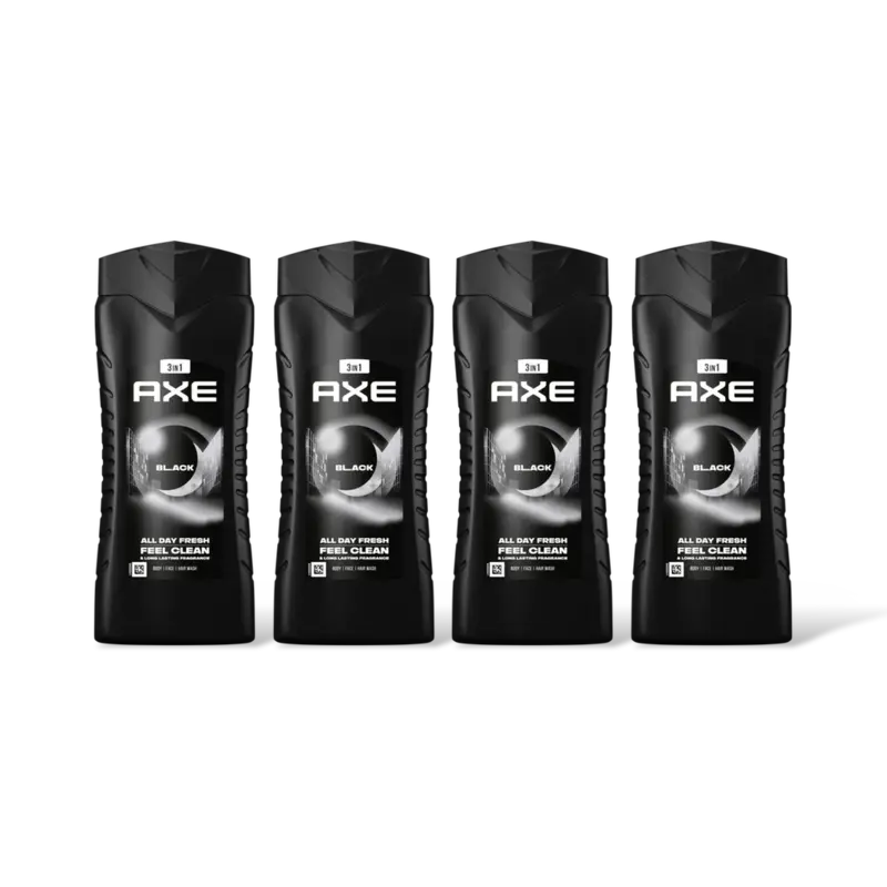 Axe Black showergel 4-pack