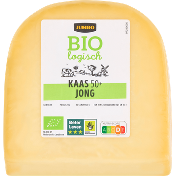 Jumbo Biologisch Kaas 50+ Jong ca. 450 g