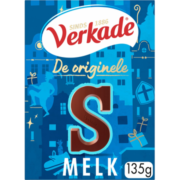 Verkade Chocoladeletter Melk 135 g