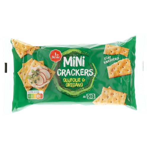 1 de Beste Mini crackers olijf-oregano