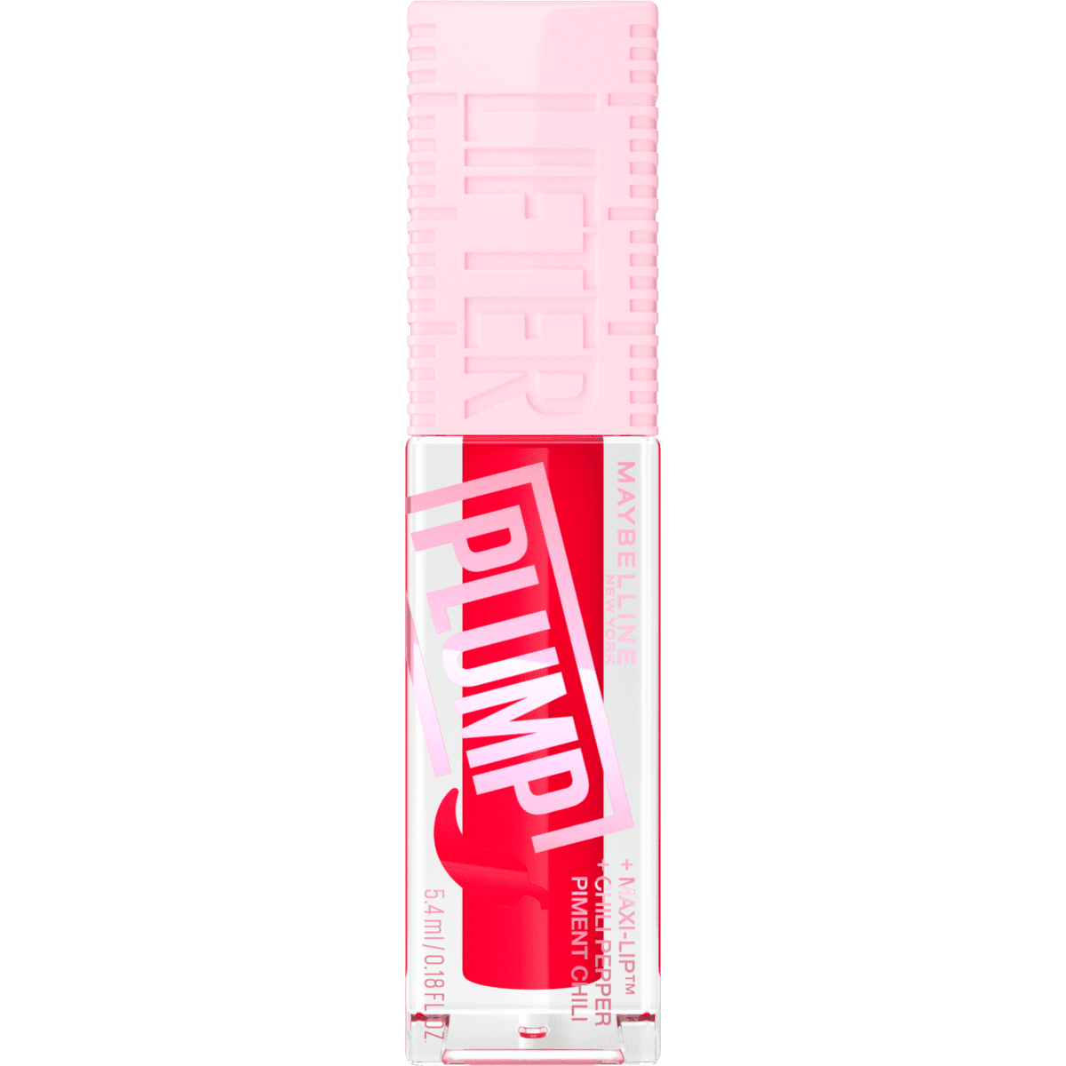 Maybelline New York Lifter Plump Lip Plumping lipgloss Red Flag