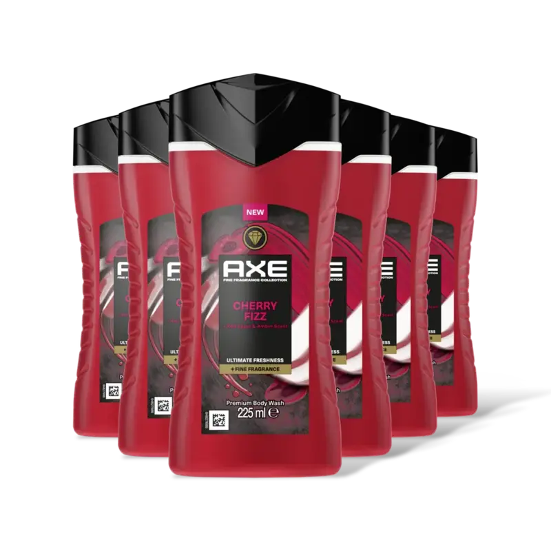 Axe Cherry fizz + fine fragrance 6-pack