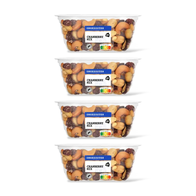 AH Cranberry mix ongezouten 4-pack