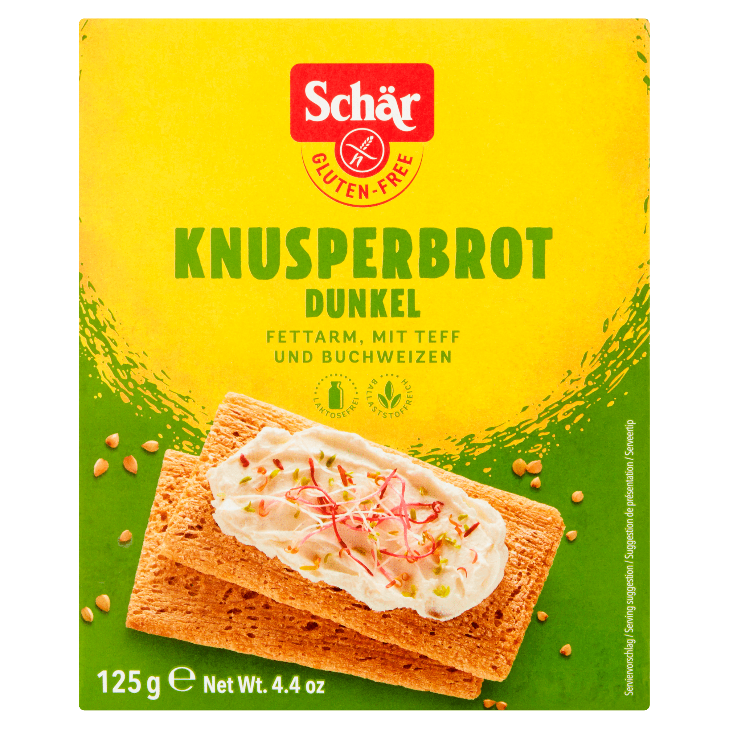Schär Knusperbrot dunkel glutenvrij