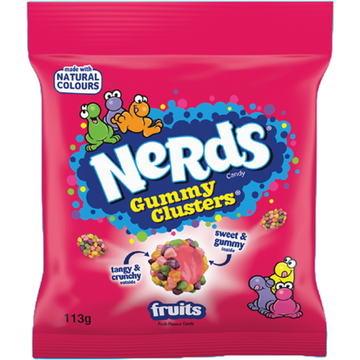 Nerds Gummy Clusters Fruits 113g