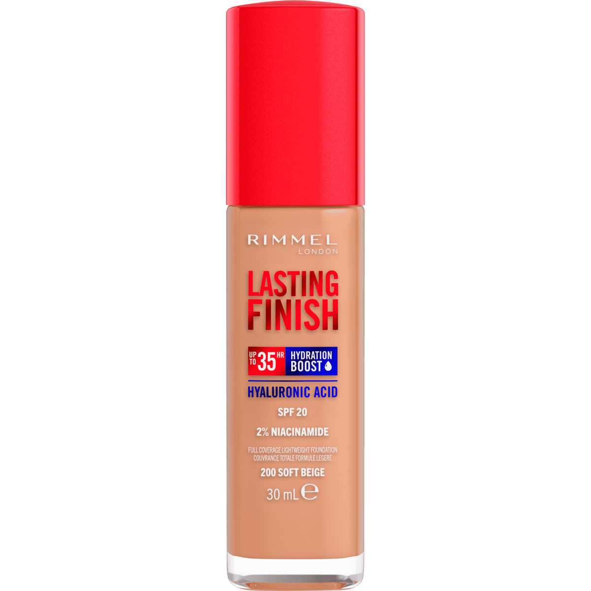 Rimmel London Lasting Finish 35Hr Foundation 200 Soft Beige
