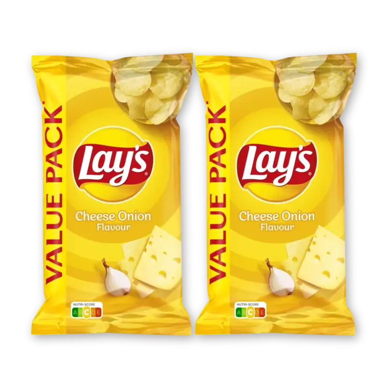 Lay's Cheese onion value pack 2-pack