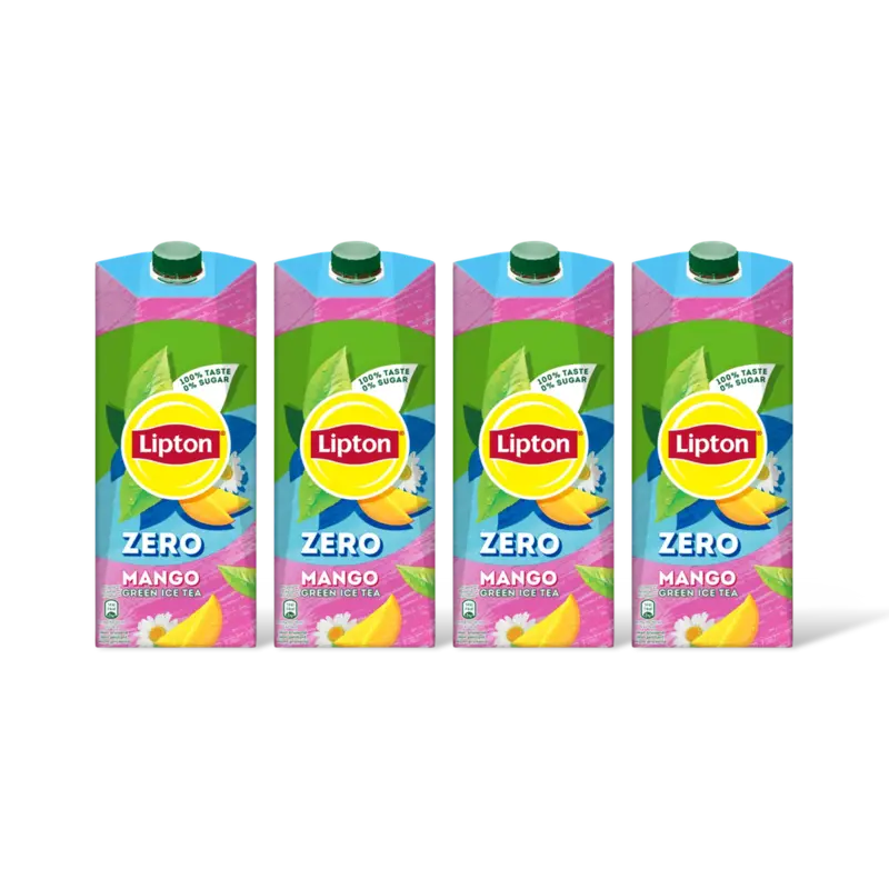 Lipton Ice tea green mango zero 4-pack