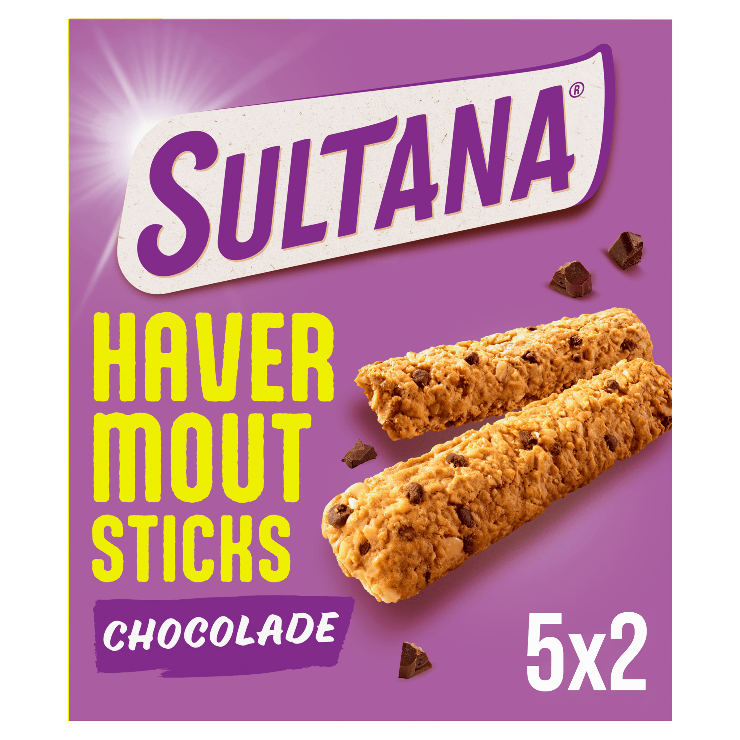 Verkade Sultana havermout sticks chocolade