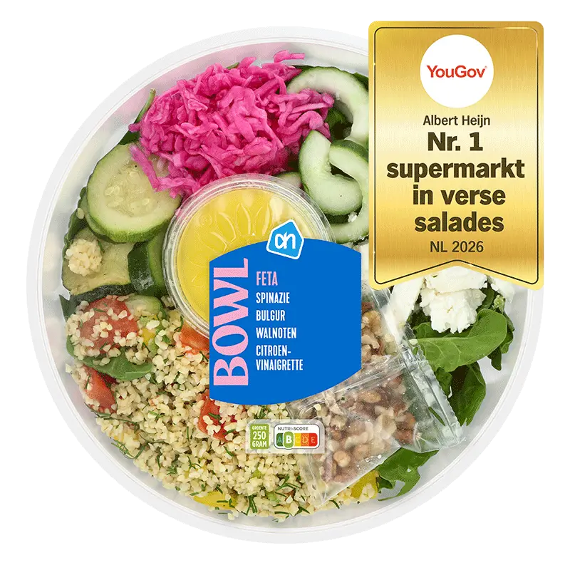 AH Saladbowl feta spinazie