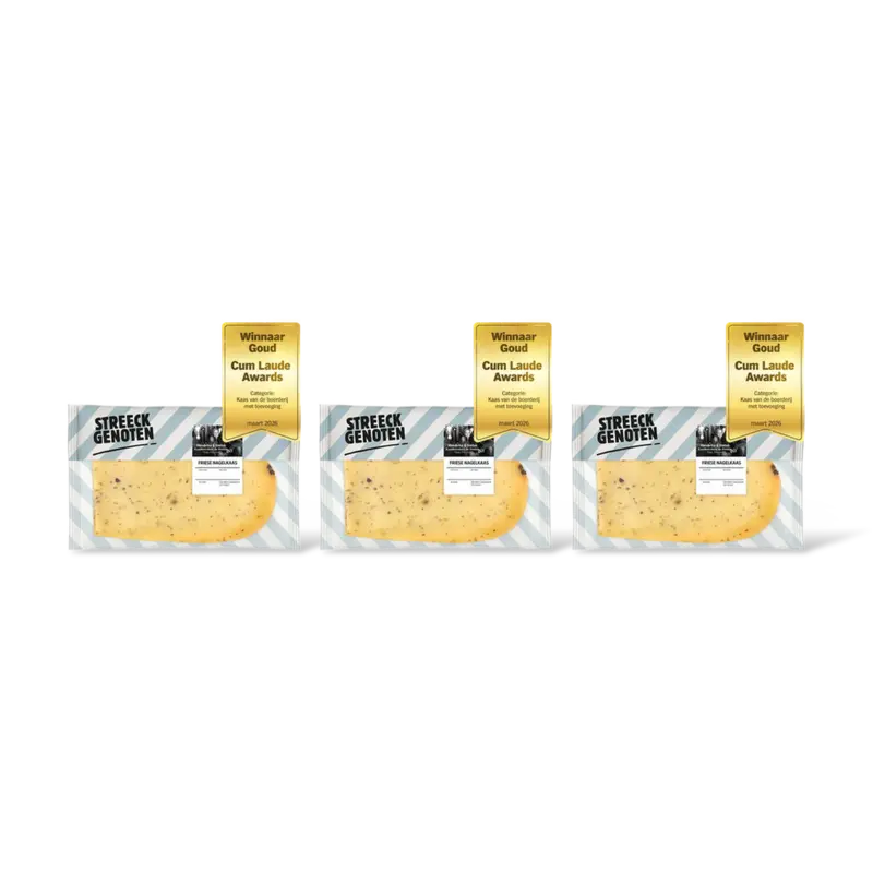 Streeckgenoten Deelen Friese nagelkaas 3-pack