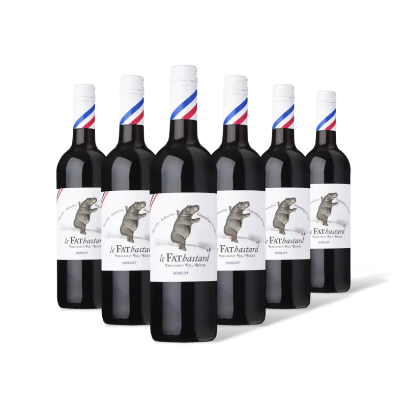 Fat bastard Merlot 6 flessen