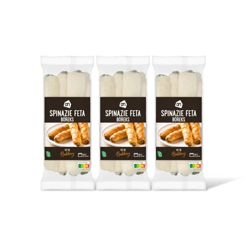 AH Diepvries spinazie feta boreks 3-pack