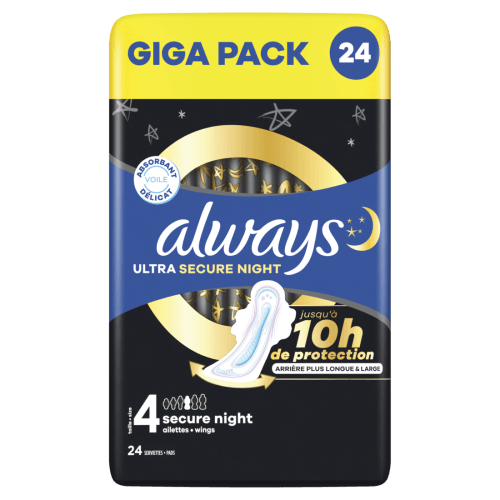 Always Maandverband ultra secure night